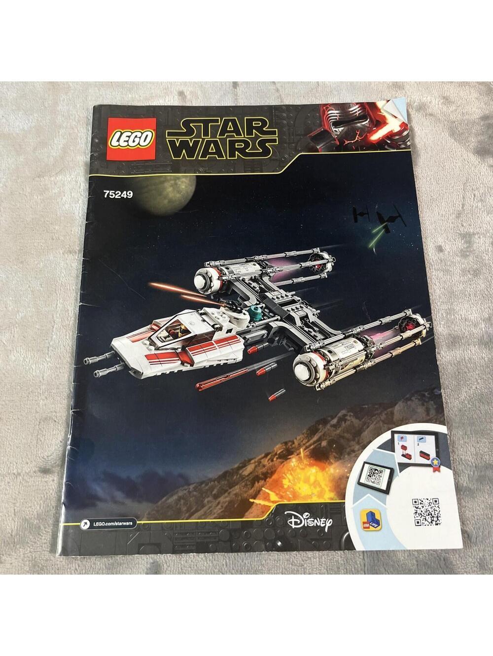 Lego Star Wars Instruction Manual 75249 Resistance Y-Wing Starfighter Book Only